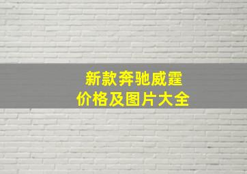 新款奔驰威霆价格及图片大全