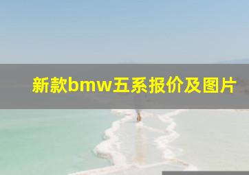 新款bmw五系报价及图片