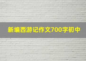 新编西游记作文700字初中