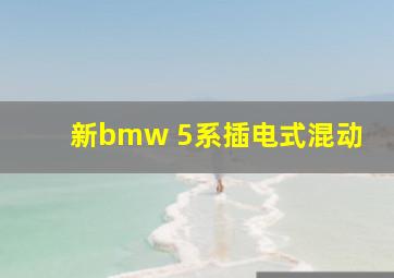 新bmw 5系插电式混动