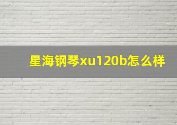 星海钢琴xu120b怎么样