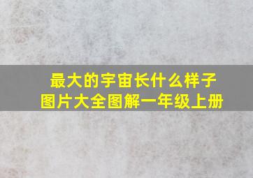 最大的宇宙长什么样子图片大全图解一年级上册