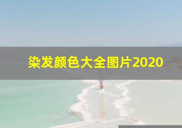 染发颜色大全图片2020