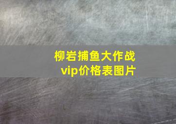 柳岩捕鱼大作战vip价格表图片