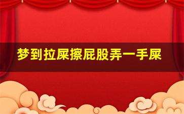 梦到拉屎擦屁股弄一手屎