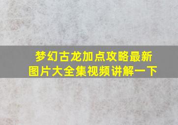 梦幻古龙加点攻略最新图片大全集视频讲解一下