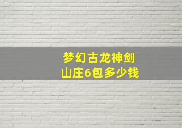 梦幻古龙神剑山庄6包多少钱