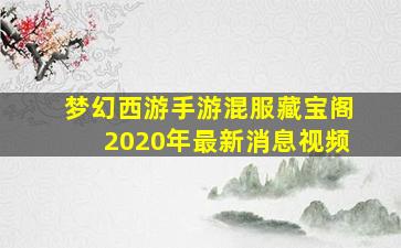 梦幻西游手游混服藏宝阁2020年最新消息视频