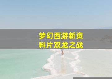 梦幻西游新资料片双龙之战