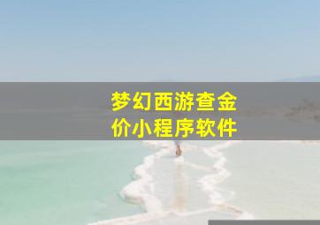 梦幻西游查金价小程序软件