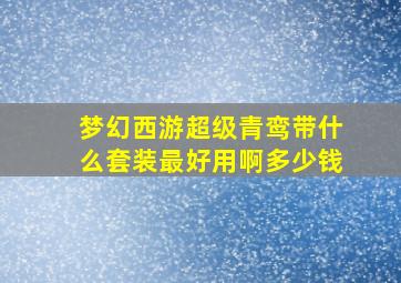 梦幻西游超级青鸾带什么套装最好用啊多少钱