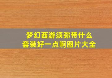 梦幻西游须弥带什么套装好一点啊图片大全