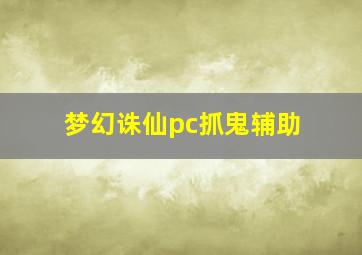 梦幻诛仙pc抓鬼辅助