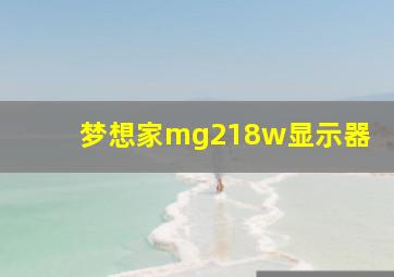 梦想家mg218w显示器