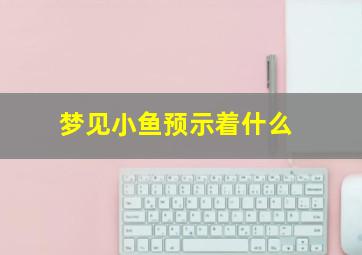 梦见小鱼预示着什么