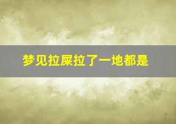 梦见拉屎拉了一地都是