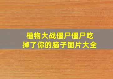 植物大战僵尸僵尸吃掉了你的脑子图片大全