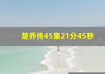 楚乔传45集21分45秒