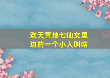 欢天喜地七仙女里边的一个小人叫啥