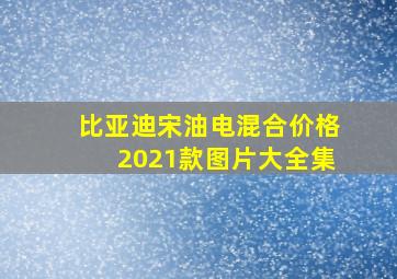 比亚迪宋油电混合价格2021款图片大全集