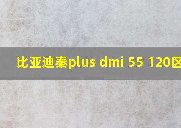 比亚迪秦plus dmi 55 120区别