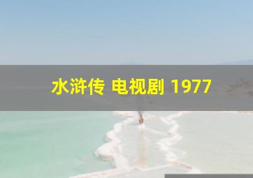 水浒传 电视剧 1977