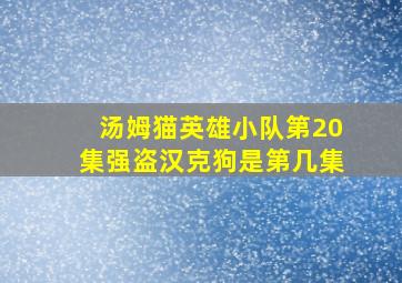 汤姆猫英雄小队第20集强盗汉克狗是第几集