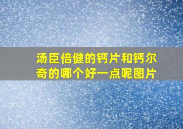 汤臣倍健的钙片和钙尔奇的哪个好一点呢图片