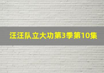 汪汪队立大功第3季第10集