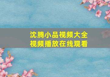 沈腾小品视频大全视频播放在线观看