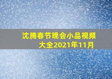 沈腾春节晚会小品视频大全2021年11月