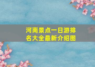 河南景点一日游排名大全最新介绍图