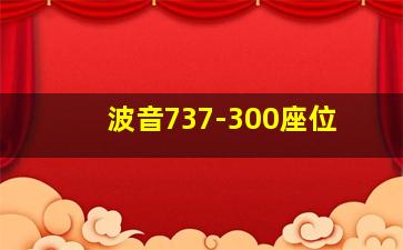 波音737-300座位