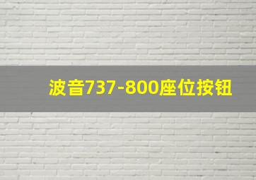 波音737-800座位按钮