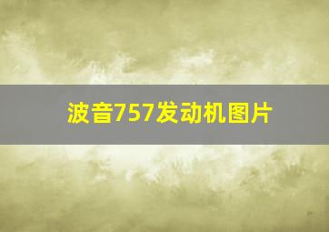 波音757发动机图片