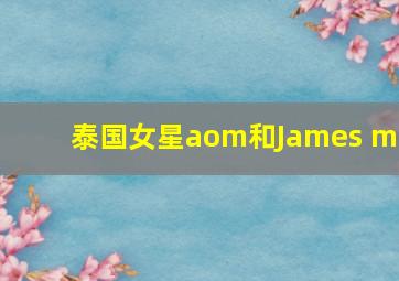 泰国女星aom和James ma