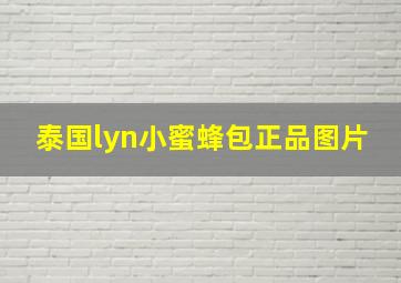 泰国lyn小蜜蜂包正品图片