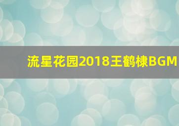 流星花园2018王鹤棣BGM