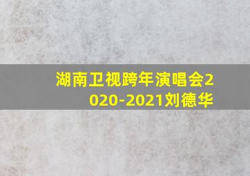 湖南卫视跨年演唱会2020-2021刘德华