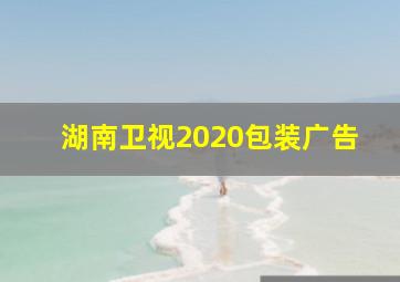 湖南卫视2020包装广告