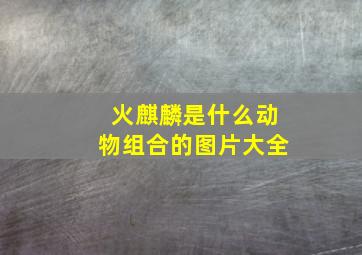 火麒麟是什么动物组合的图片大全