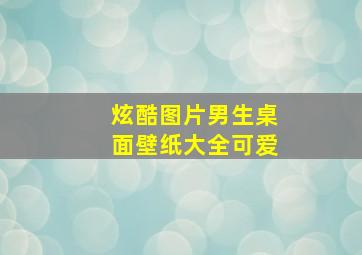 炫酷图片男生桌面壁纸大全可爱