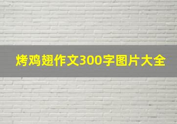 烤鸡翅作文300字图片大全