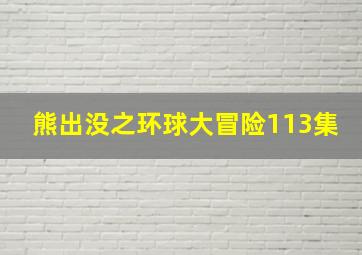 熊出没之环球大冒险113集