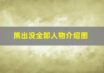 熊出没全部人物介绍图