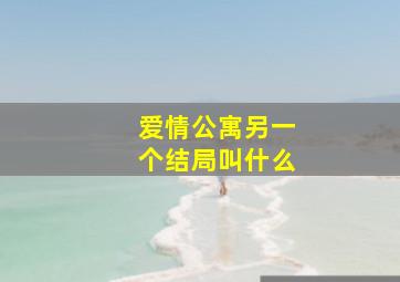 爱情公寓另一个结局叫什么