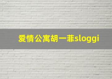 爱情公寓胡一菲sloggi