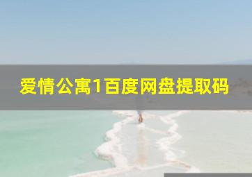 爱情公寓1百度网盘提取码