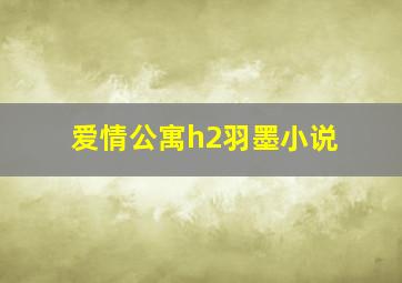 爱情公寓h2羽墨小说