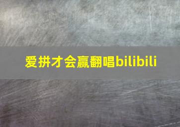 爱拼才会赢翻唱bilibili